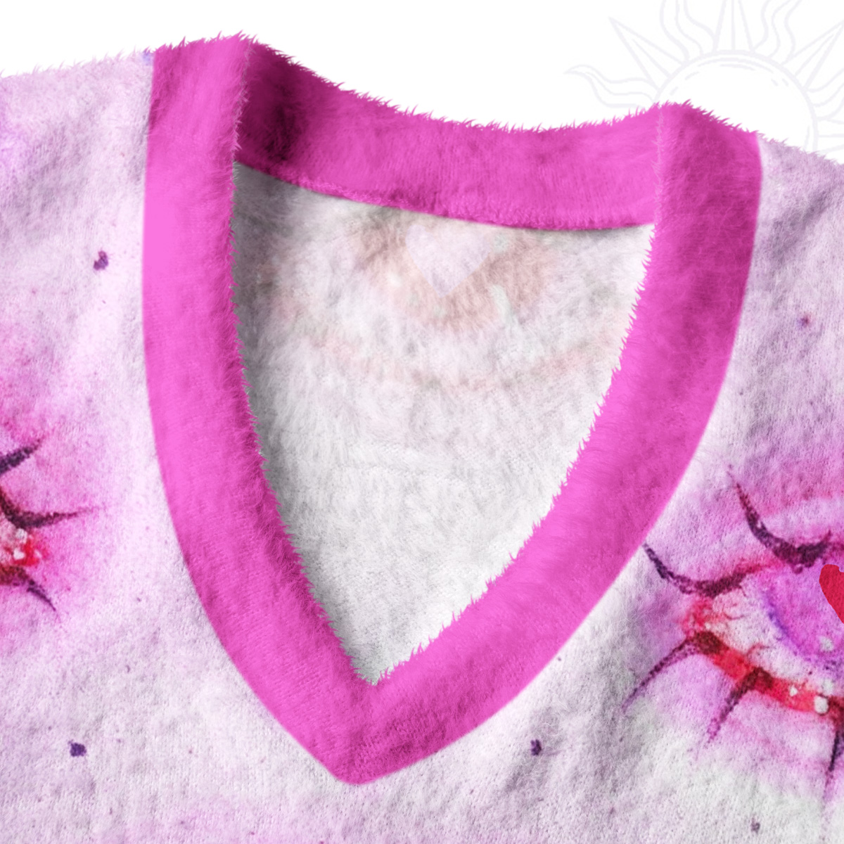 Purplehecate Mystic Love-Eye Ugly Sweater Vest