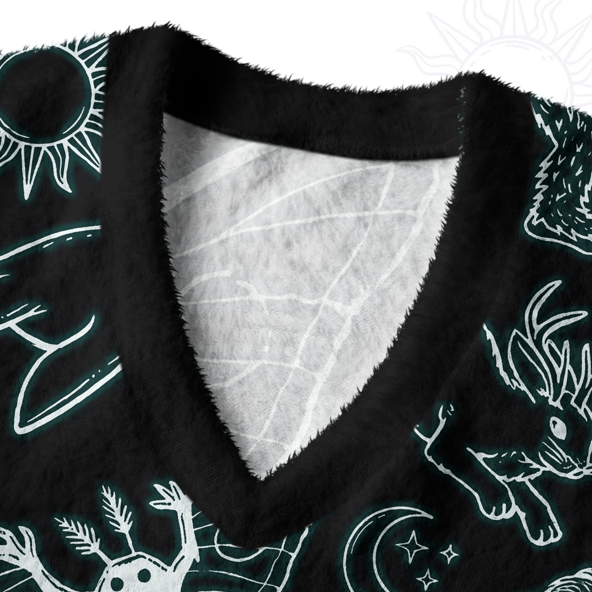 Purplehecate Cryptid Ugly Sweater Vest