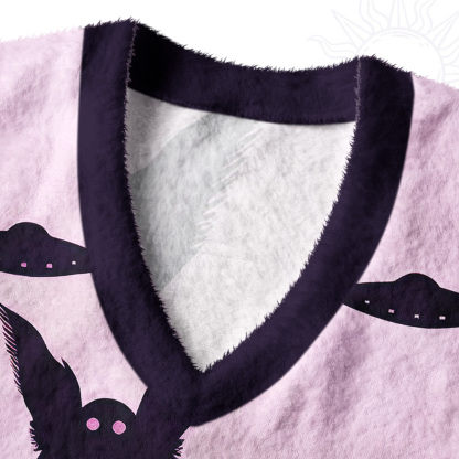 Purplehecate Alien Lake Monster Encounter Ugly Sweater Vest