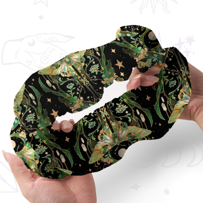 Purplehecate Moon Moth Rave Double Layer Scrunchie