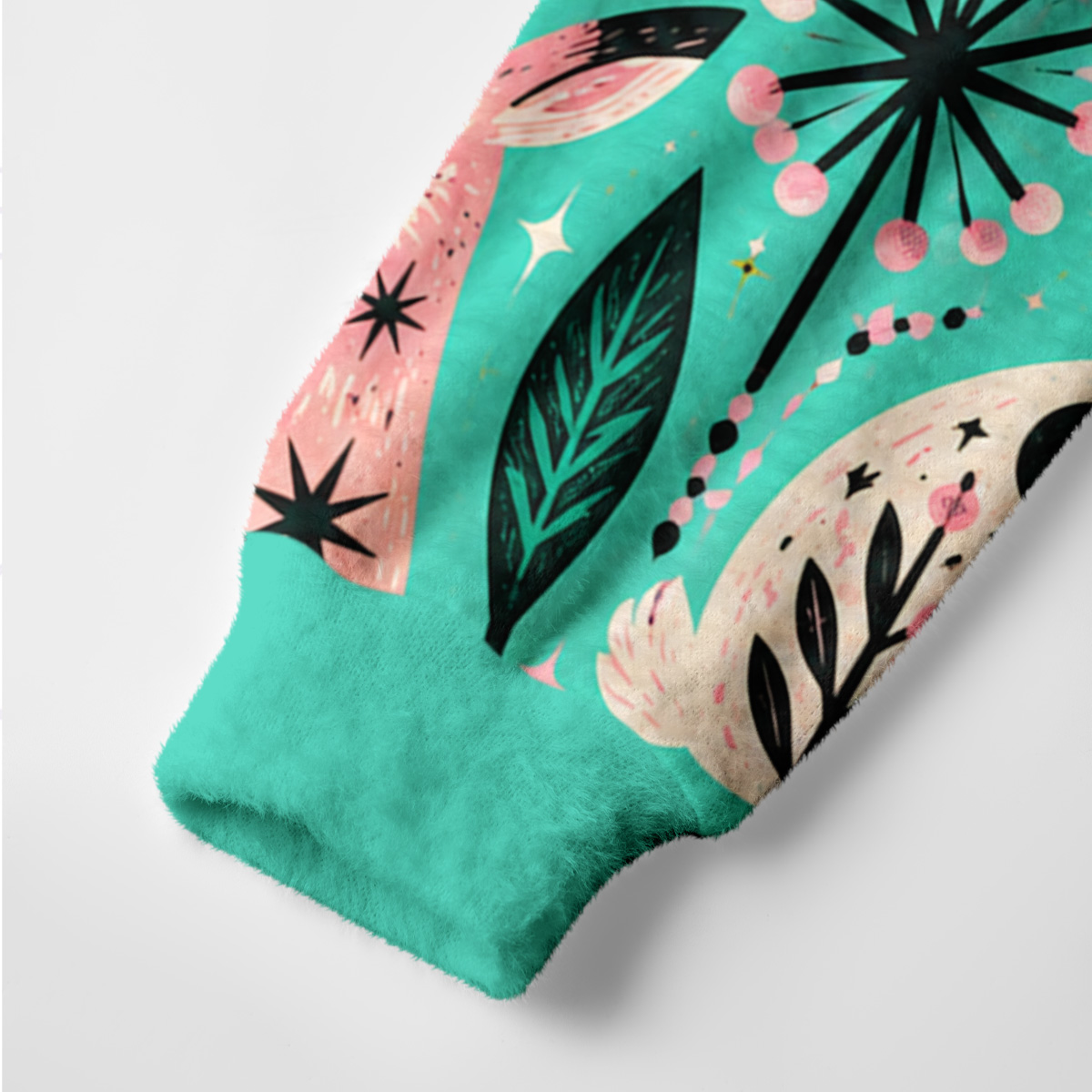 Purplehecate Moonlit Woodland Friends Ugly Cardigan Sweaters