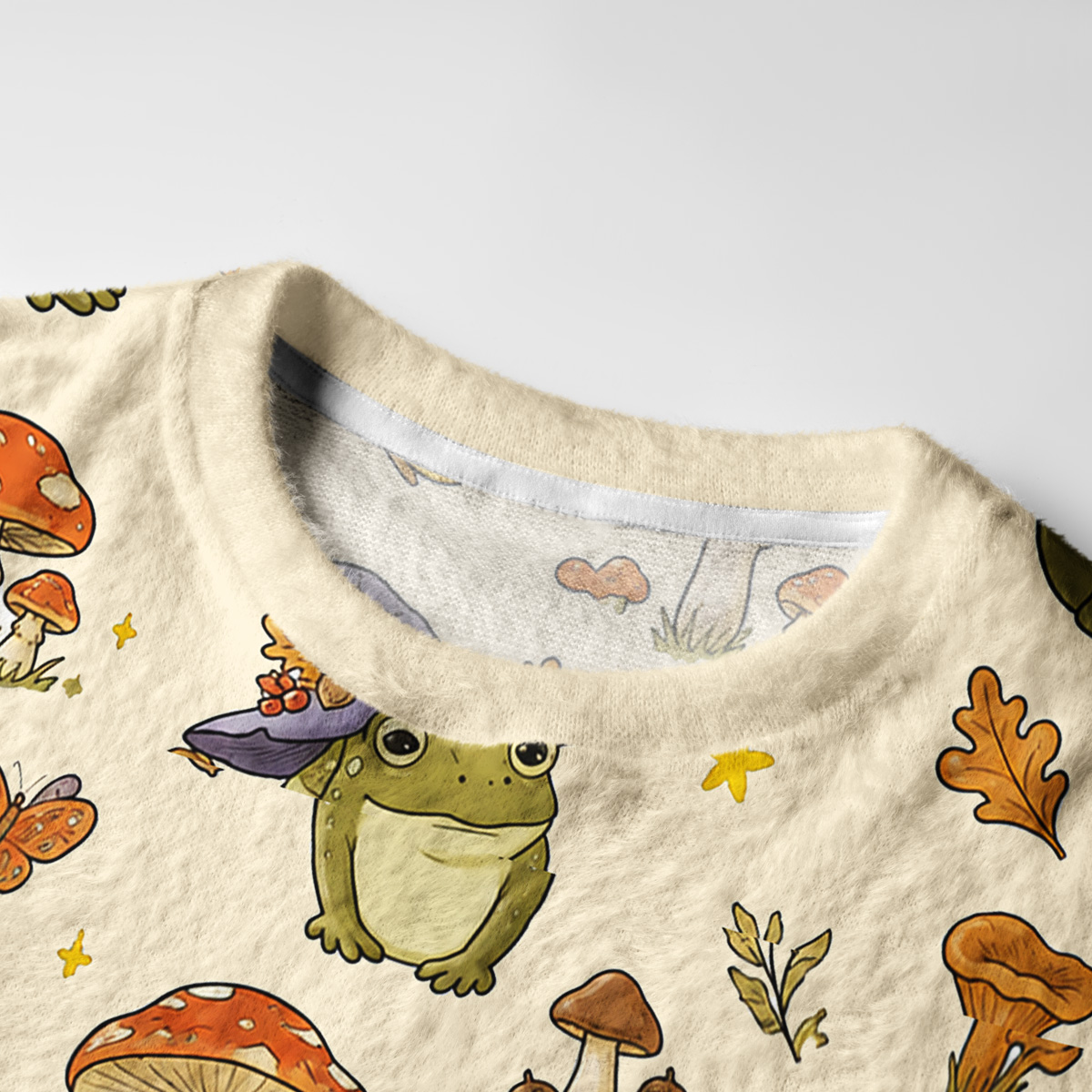 Purplehecate Wizard Frog Fuzzy Ugly Sweatshirt