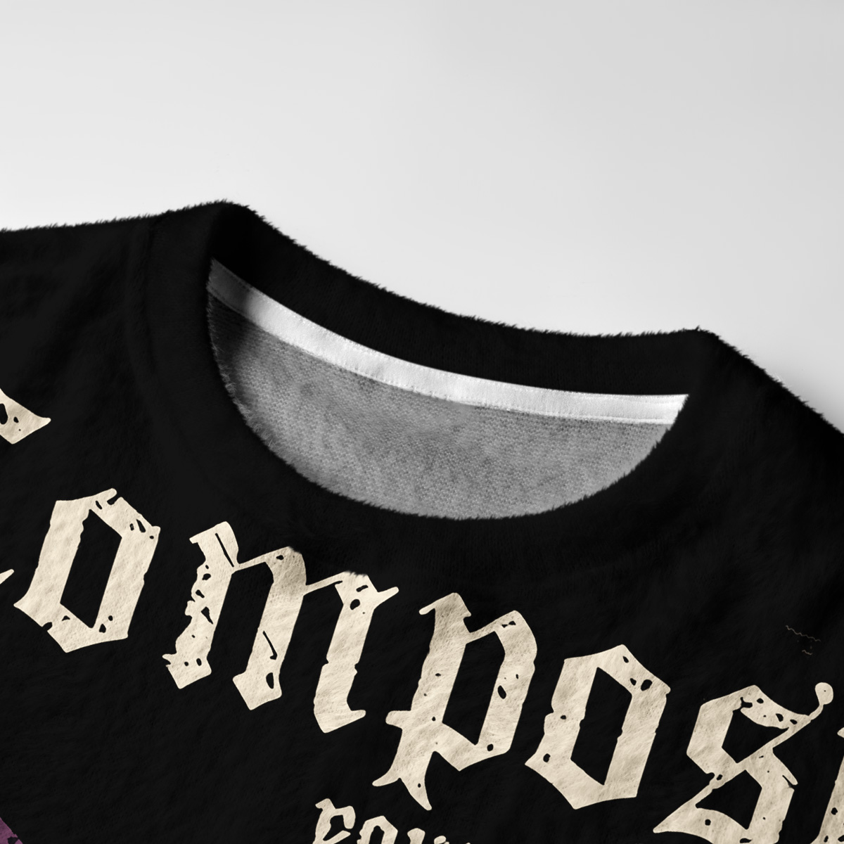 Purplehecate Compost Your Enemies Fuzzy Ugly Sweatshirt