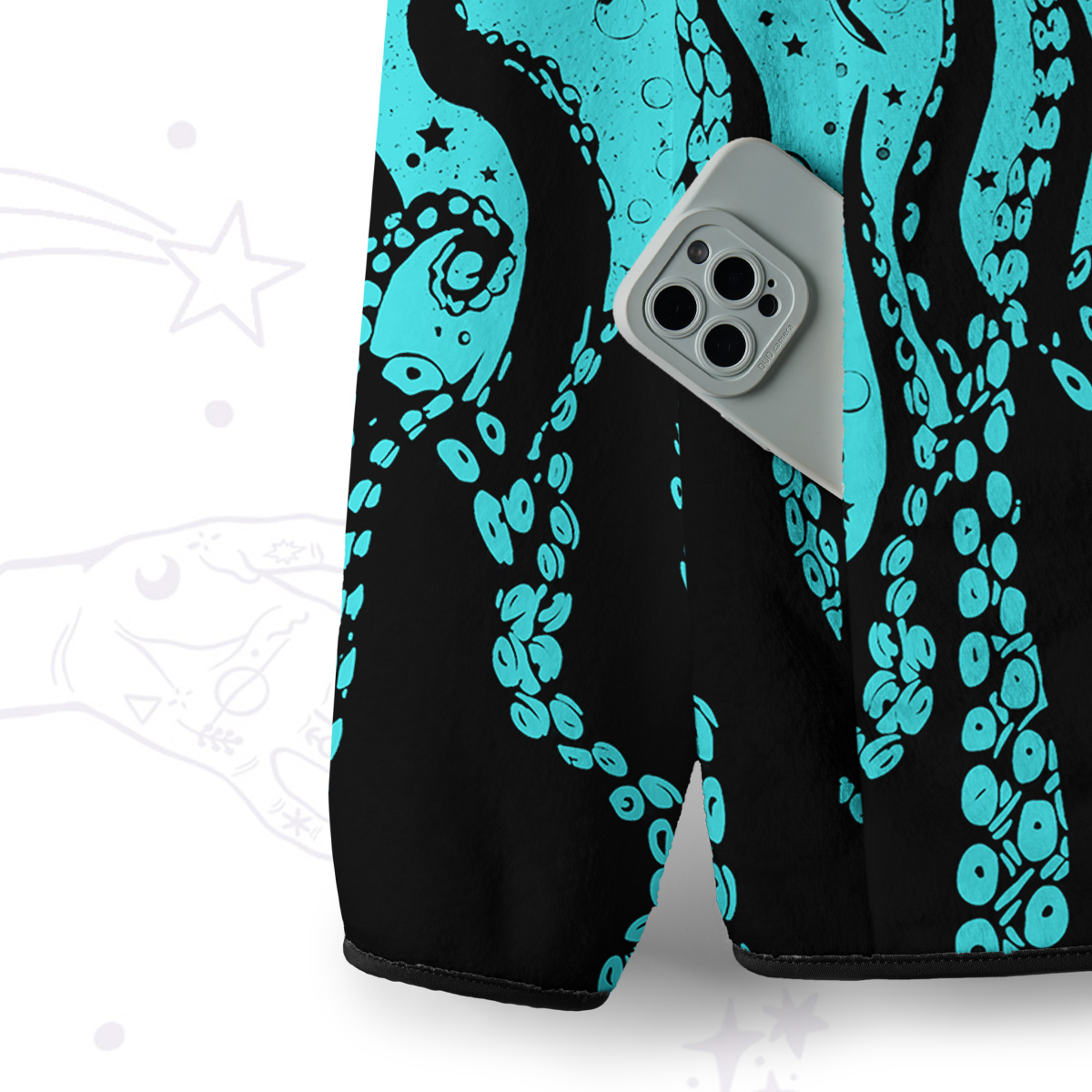 Purplehecate Tentacles of the Deep Full Zip Fleece Jacket