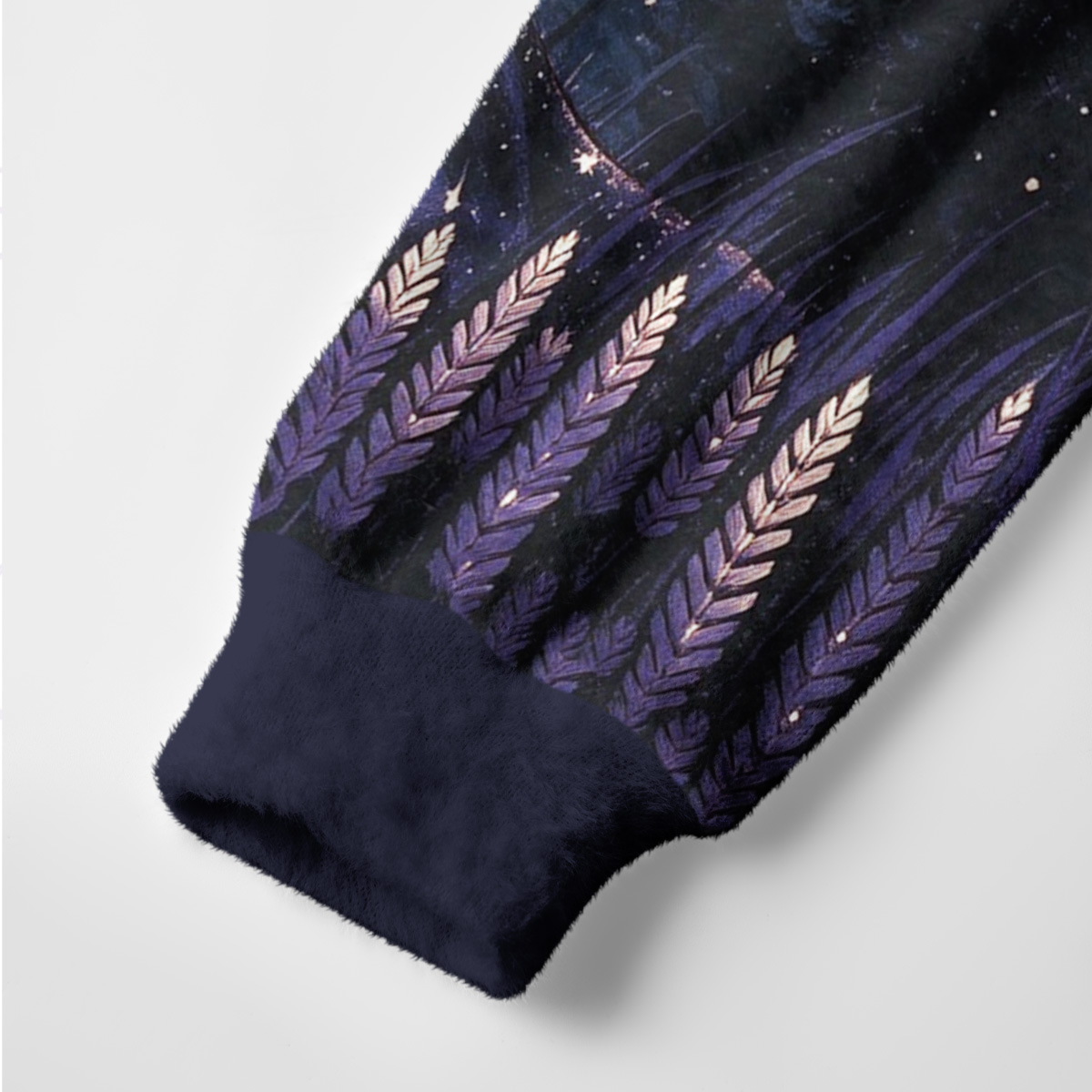 Purplehecate Queen Black Rabbit in Midnight Forest Ugly Cardigan Sweaters