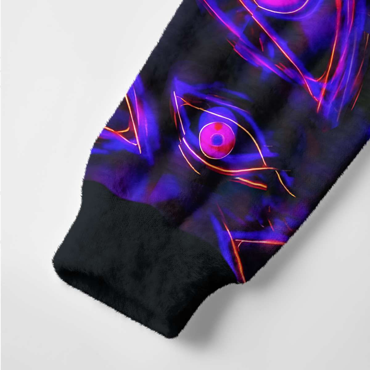 Purplehecate Psychedelic Eyes Ugly Cardigan Sweaters