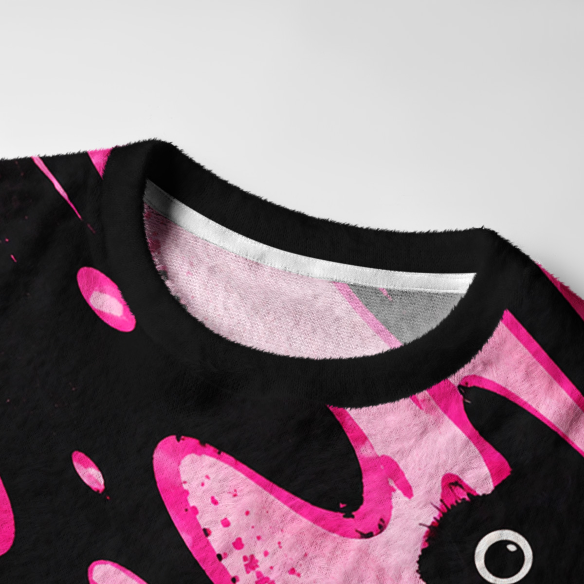 Purplehecate Lost in a Sea of Cats Fuzzy Ugly Sweatshirt