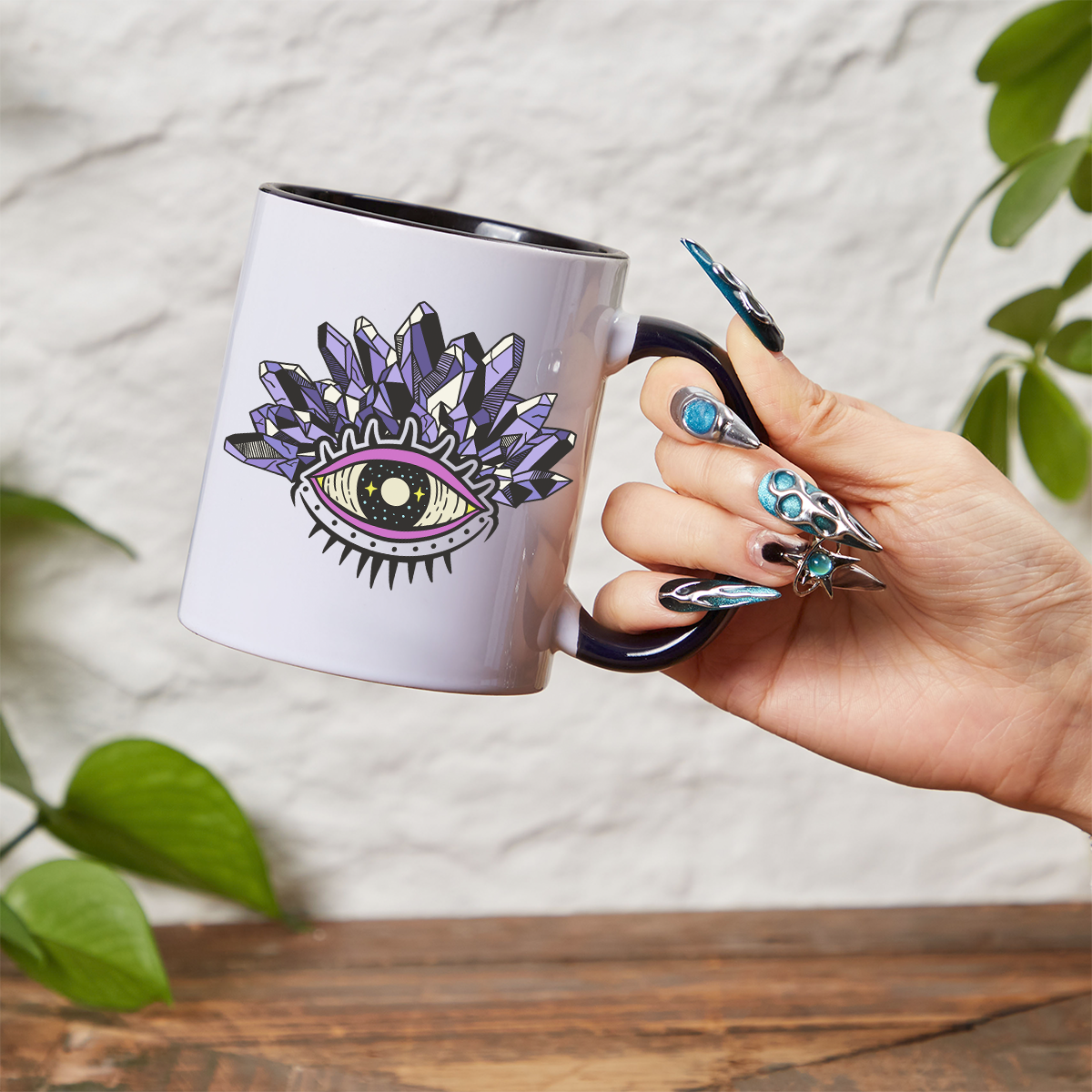 Purplehecate Crystal Eye Mug