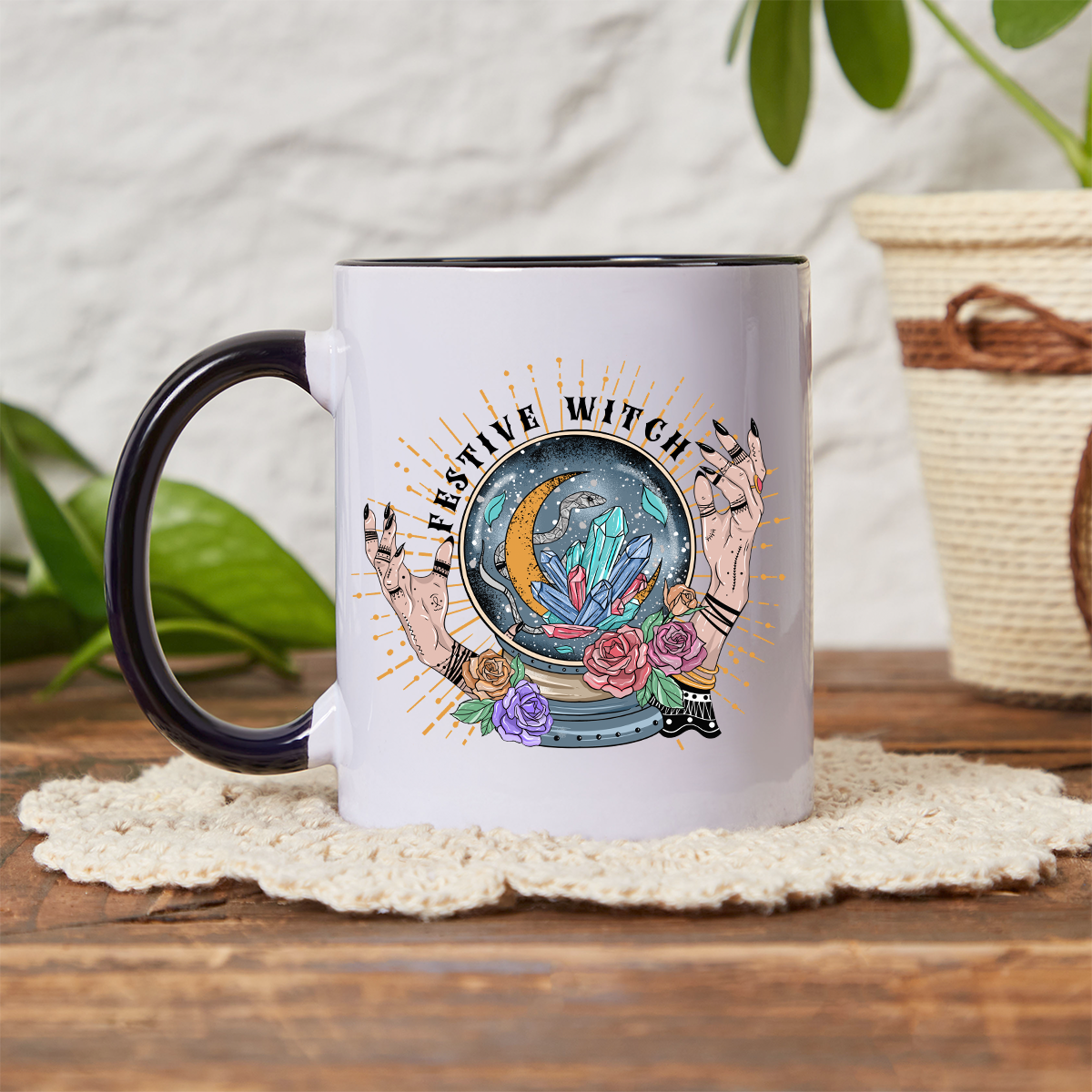Purplehecate Festive Witch Mug