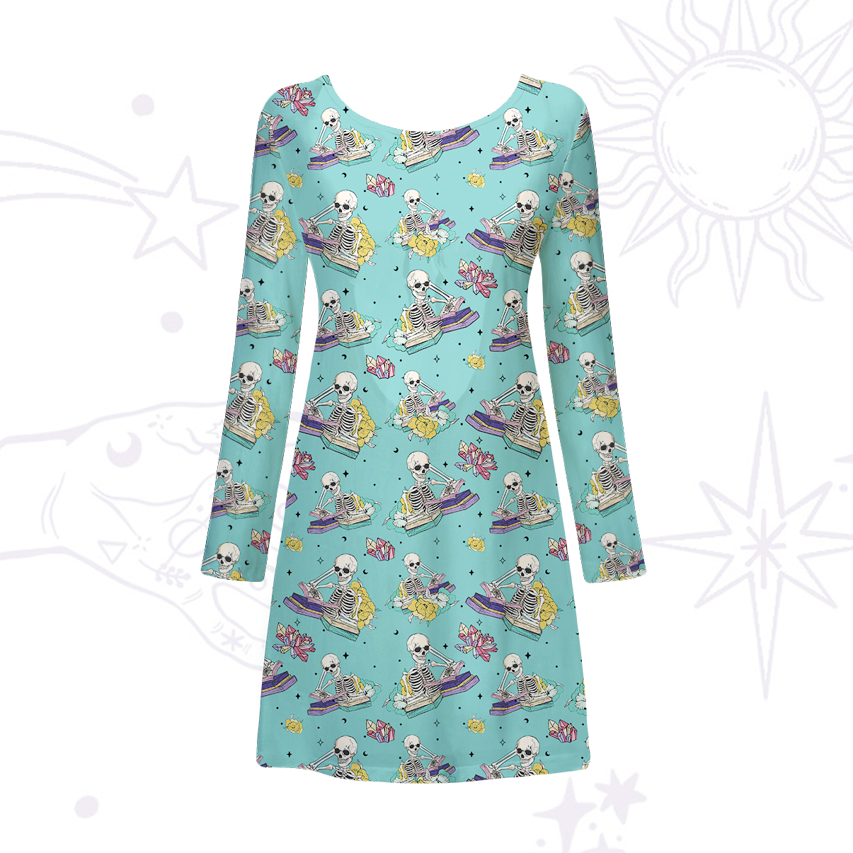 Purplehecate Book Lover Beachwear Cover-Up Dress
