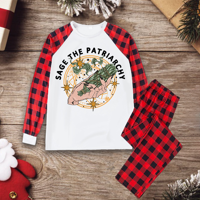 Purplehecate Sage The Patriarchy Christmas Pajamas