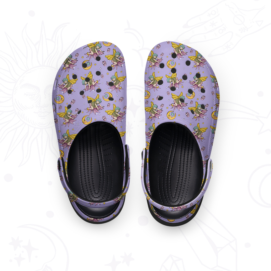Purplehecate Fairy Dust Rubber Clogs