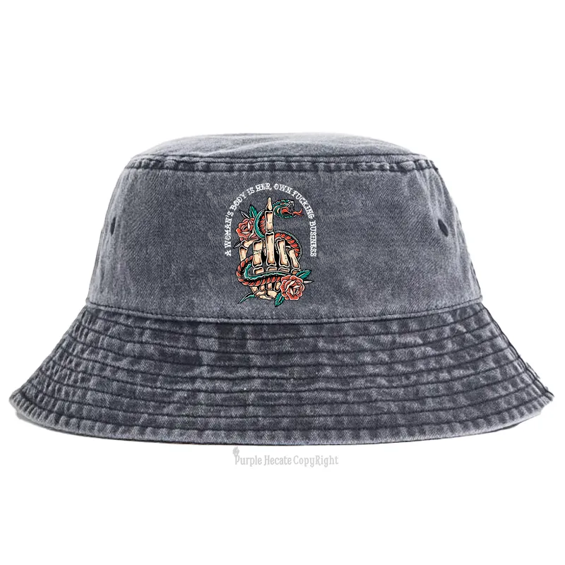 Purplehecate A Women’s Body Is Her Bucket Hat