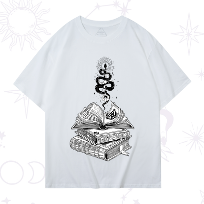 Purplehecate Spellbook And Guardian Serpent T-Shirt