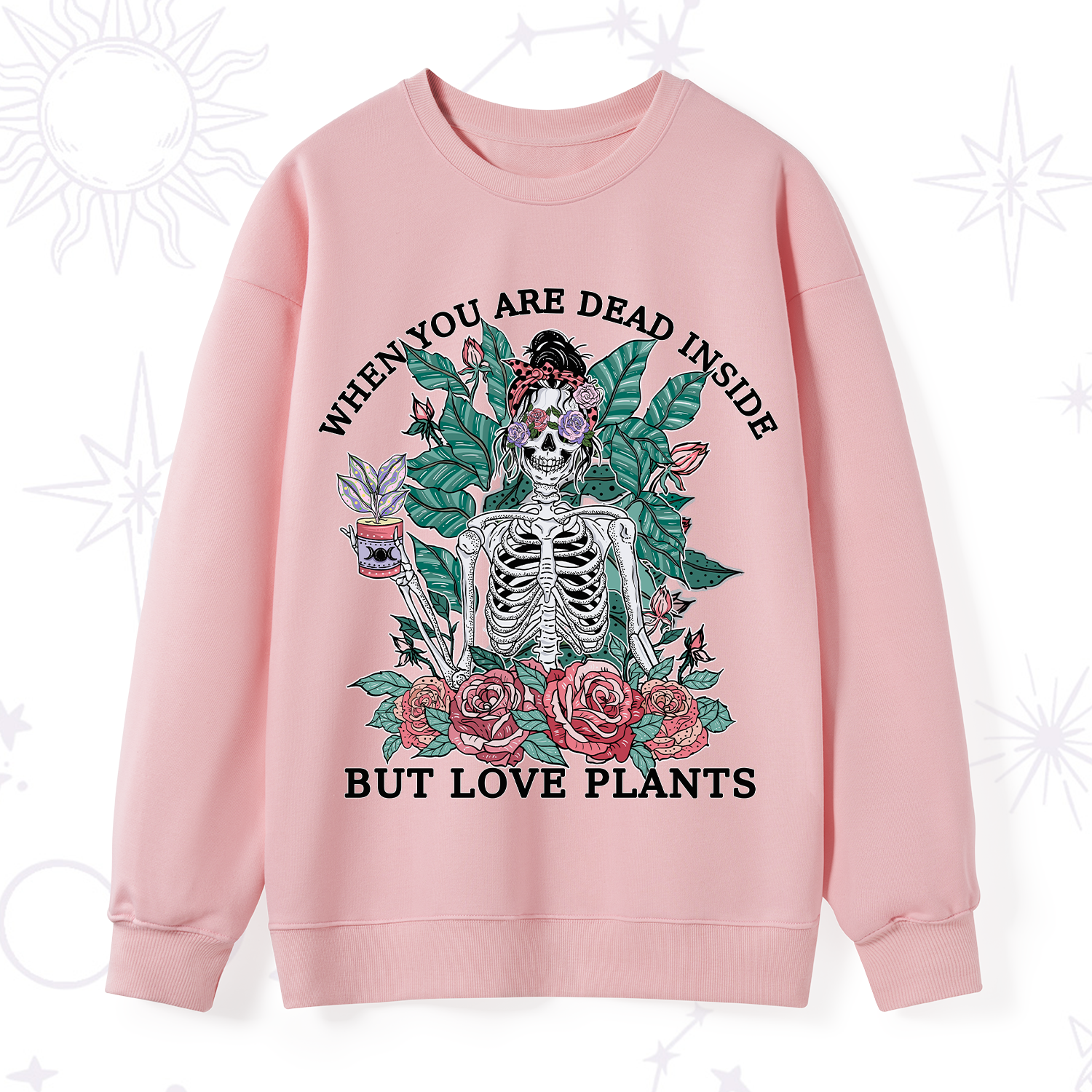 Purplehecate When You Dead Inside Sweatshirt