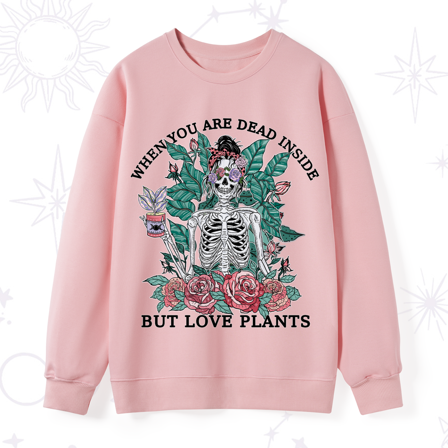 Purplehecate When You Dead Inside Sweatshirt