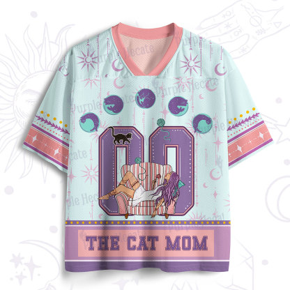 Purplehecate The Cat Mom Mesh Jersey