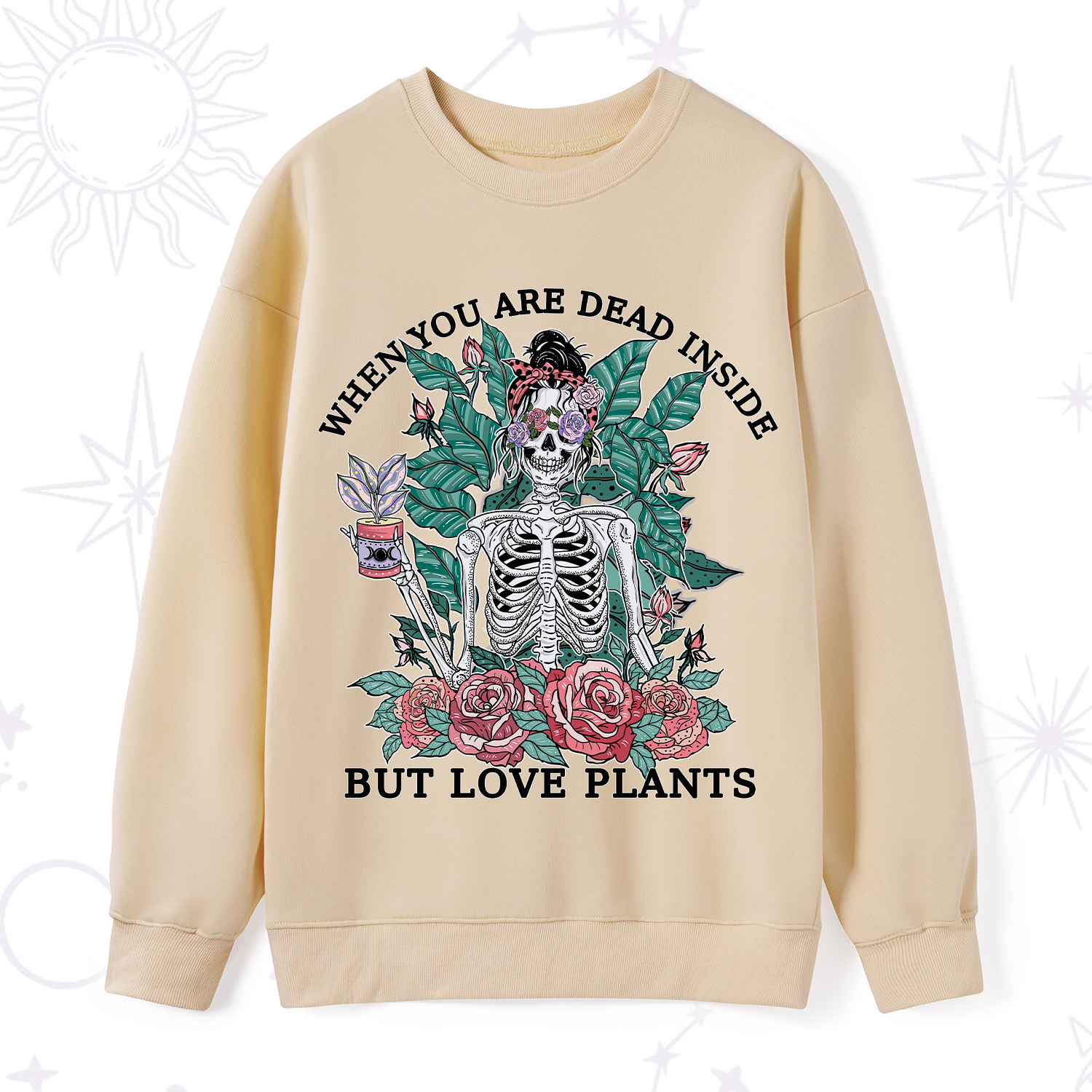 Purplehecate When You Dead Inside Sweatshirt