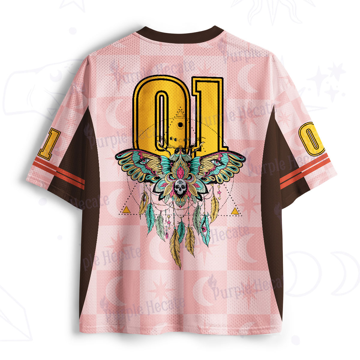 Purplehecate Dreamcatcher Moth Wings Mesh Jersey