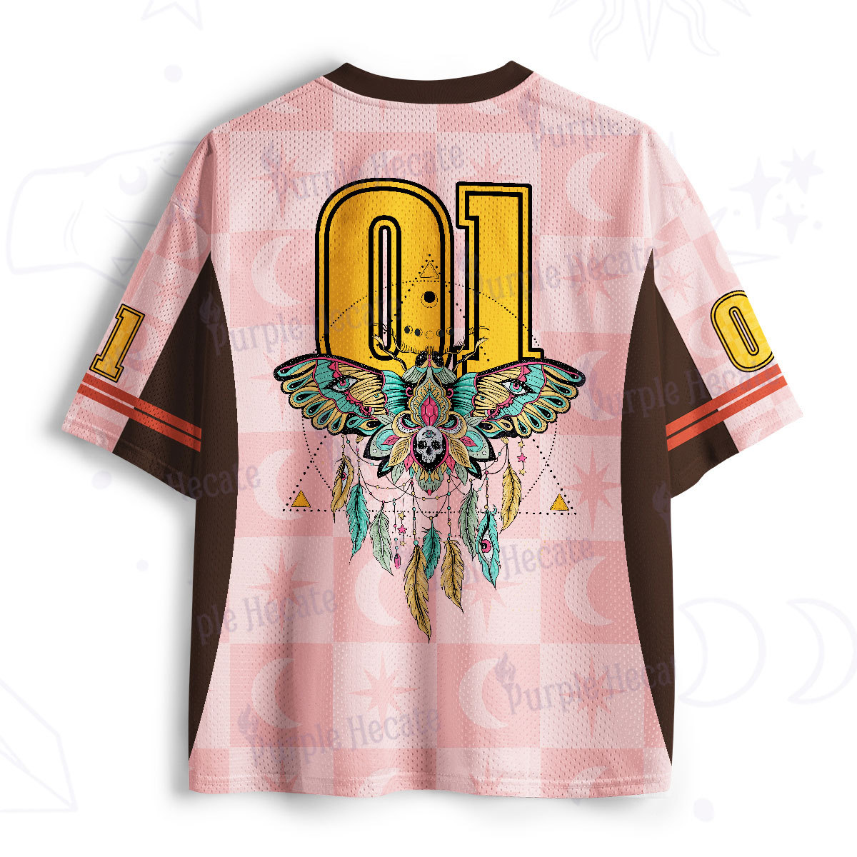 Purplehecate Dreamcatcher Moth Wings Mesh Jersey