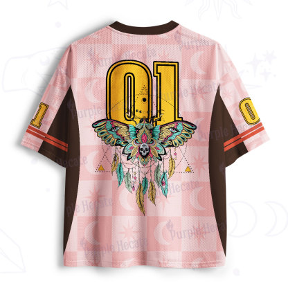 Purplehecate Dreamcatcher Moth Wings Mesh Jersey