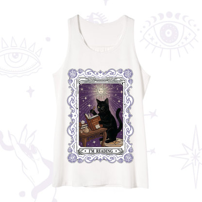 Purplehecate The Reading Cat Tarot Tank