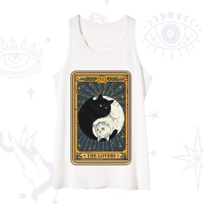 Purplehecate The Lovers Cat Tarot Tank
