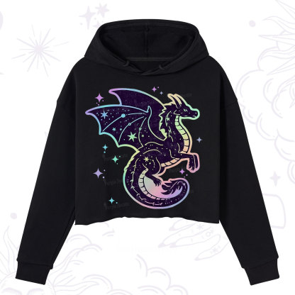 Purplehecate Celestial Dragon Crop Hoodie