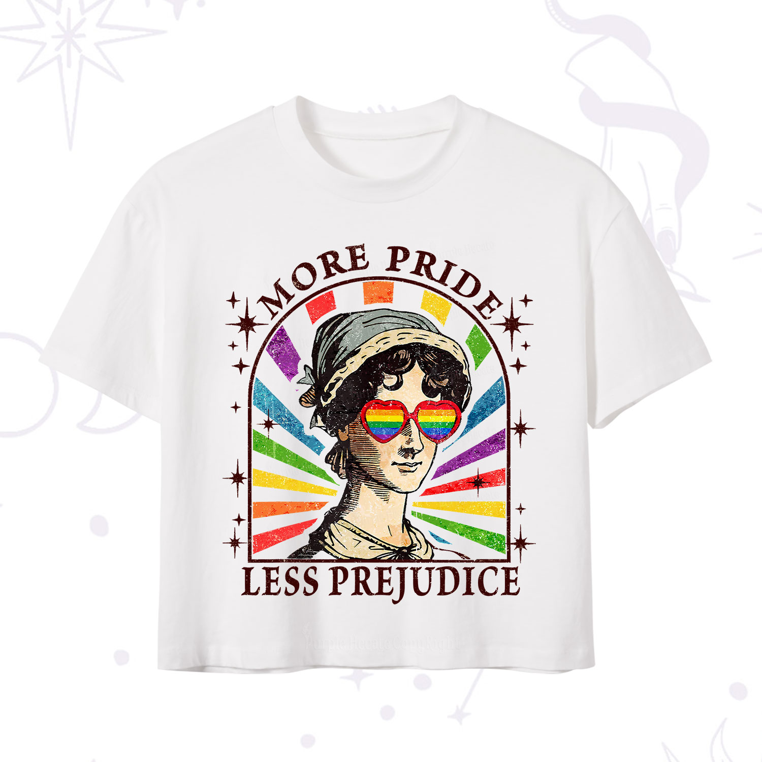 Purplehecate More Pride Less Prejudice Crop T-Shirt