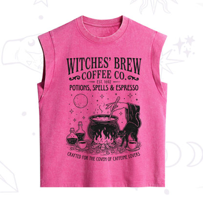 Purplehecate Witches' Brew Coffee Club Vintage Washed Tank