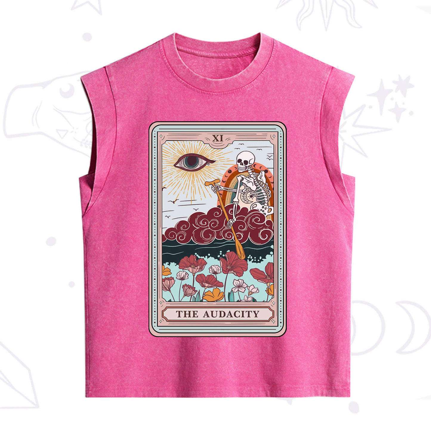 Purplehecate The Audacity Tarot Card Vintage Washed Tank