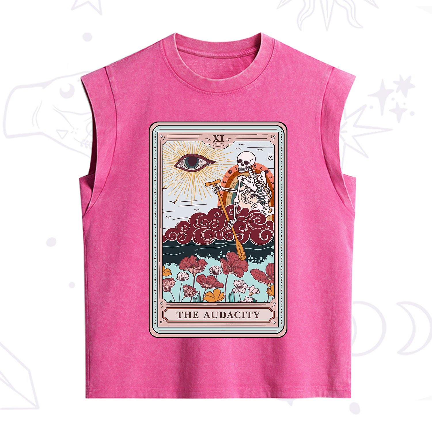 Purplehecate The Audacity Tarot Card Vintage Washed Tank