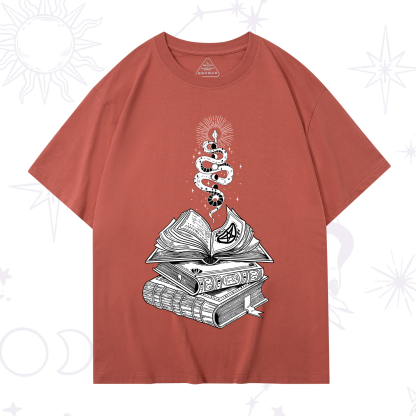 Purplehecate Spellbook And Guardian Serpent T-Shirt