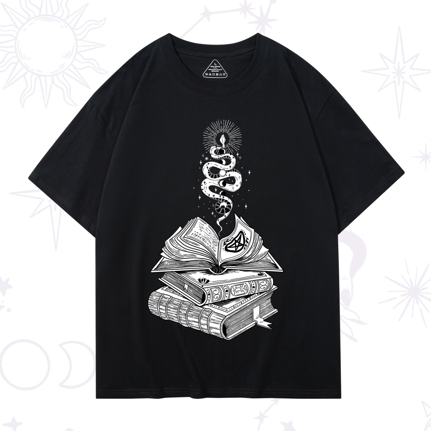 Magic Purplehecate Spellbook And Guardian Serpent T-Shirt