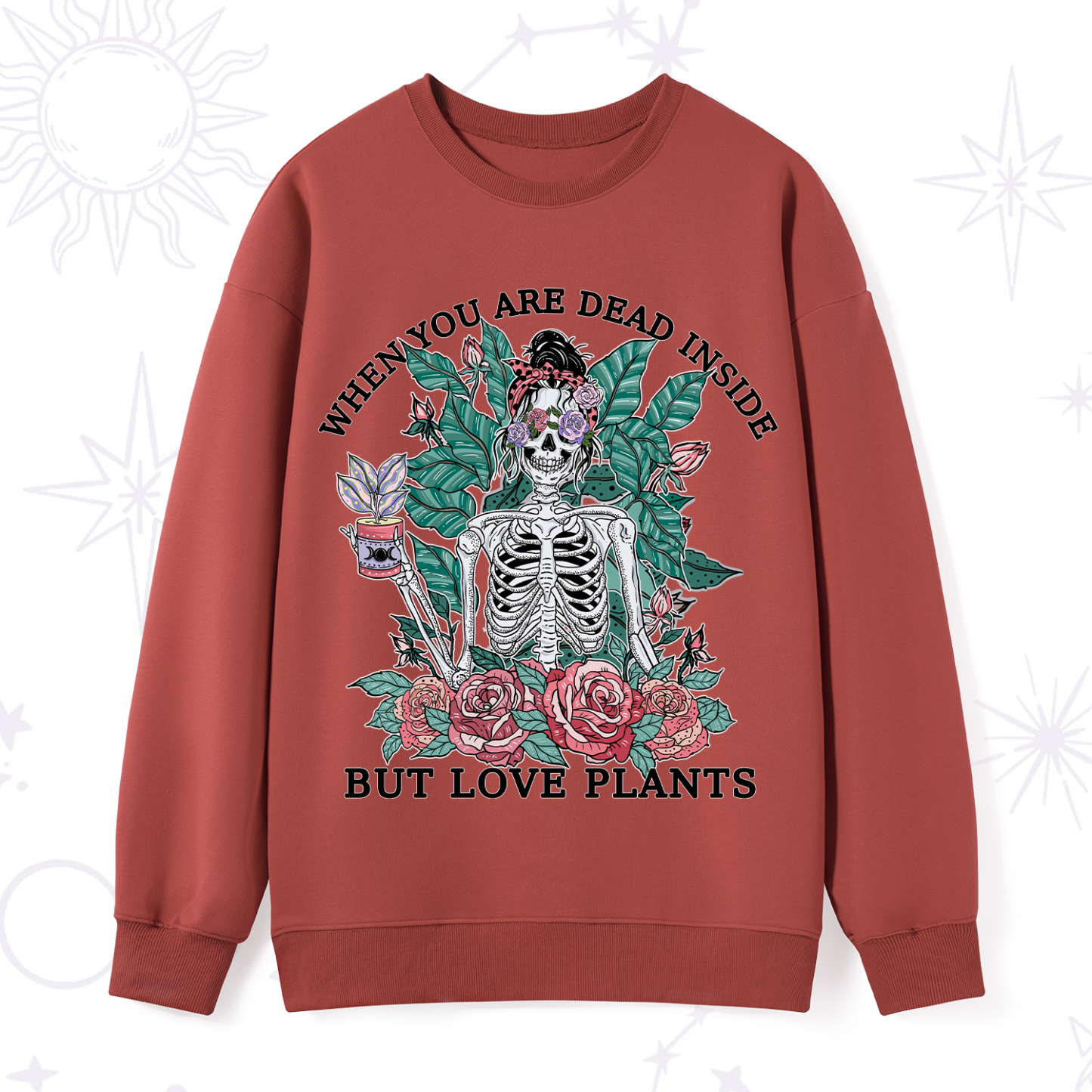 Purplehecate When You Dead Inside Sweatshirt