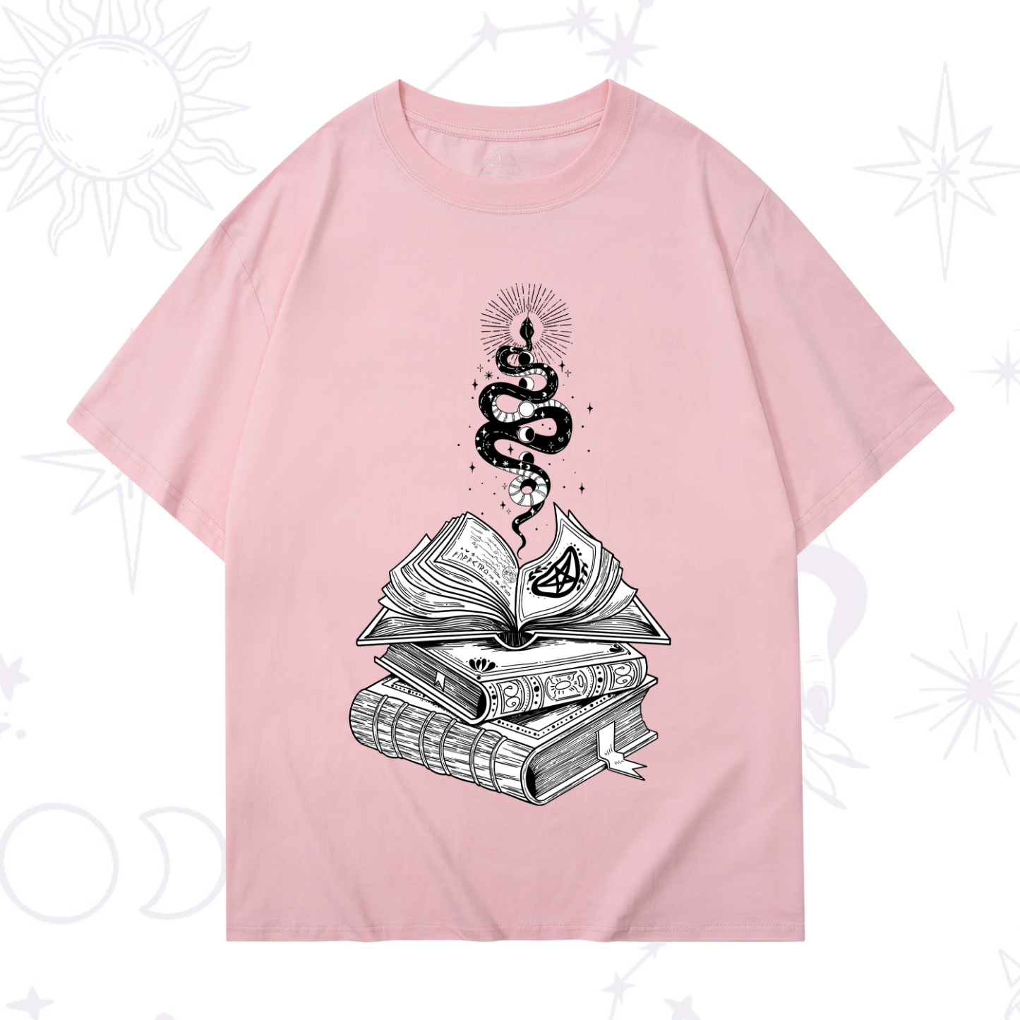 Purplehecate Spellbook And Guardian Serpent T-Shirt