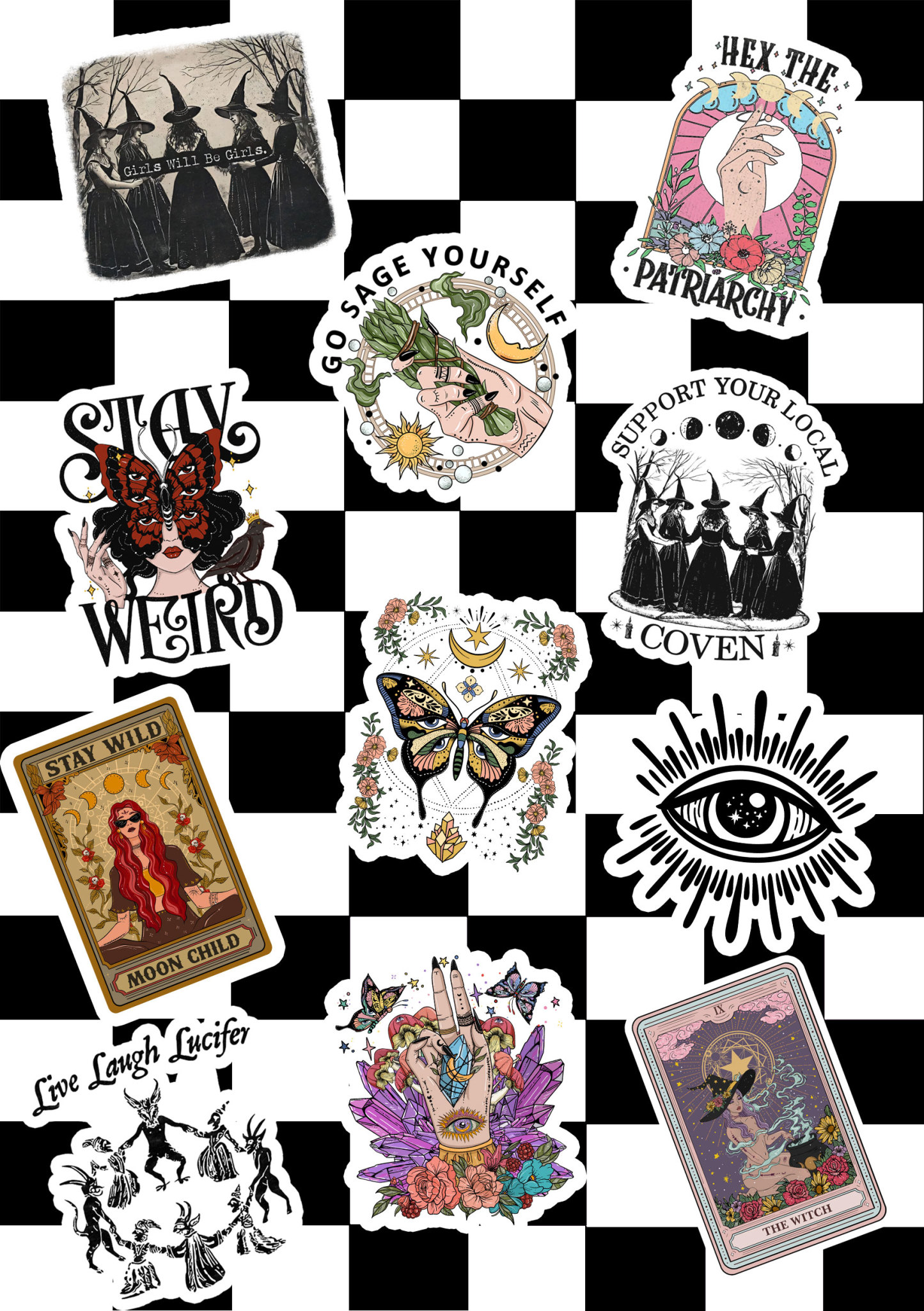Purplehecate Favorite Witchcraft Stickers Pack Of 11
