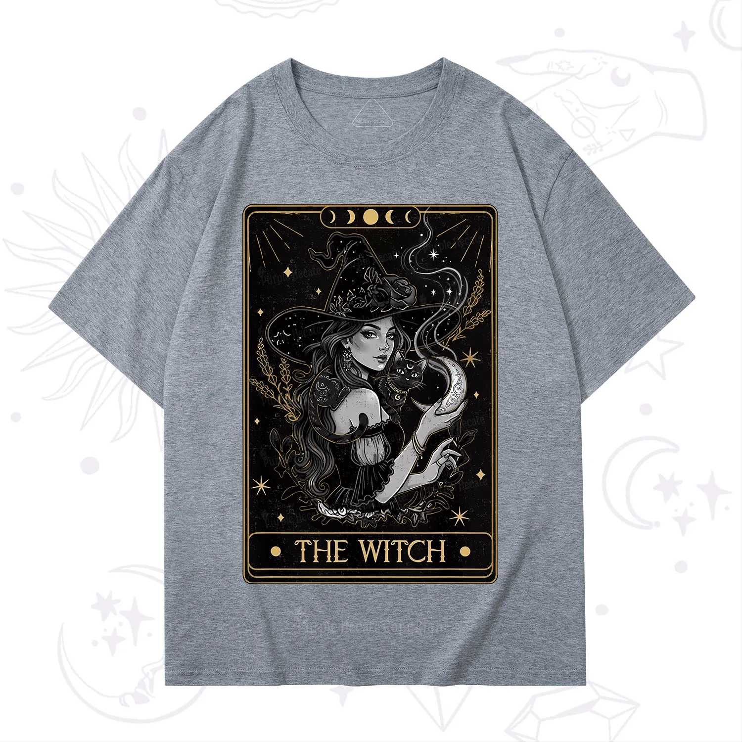 Purplehecate The Witch Enchanted Tarot Card T-Shirt