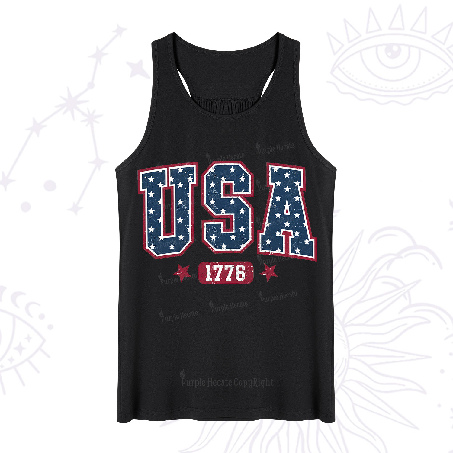 Purplehecate Retro USA 1776 Tank
