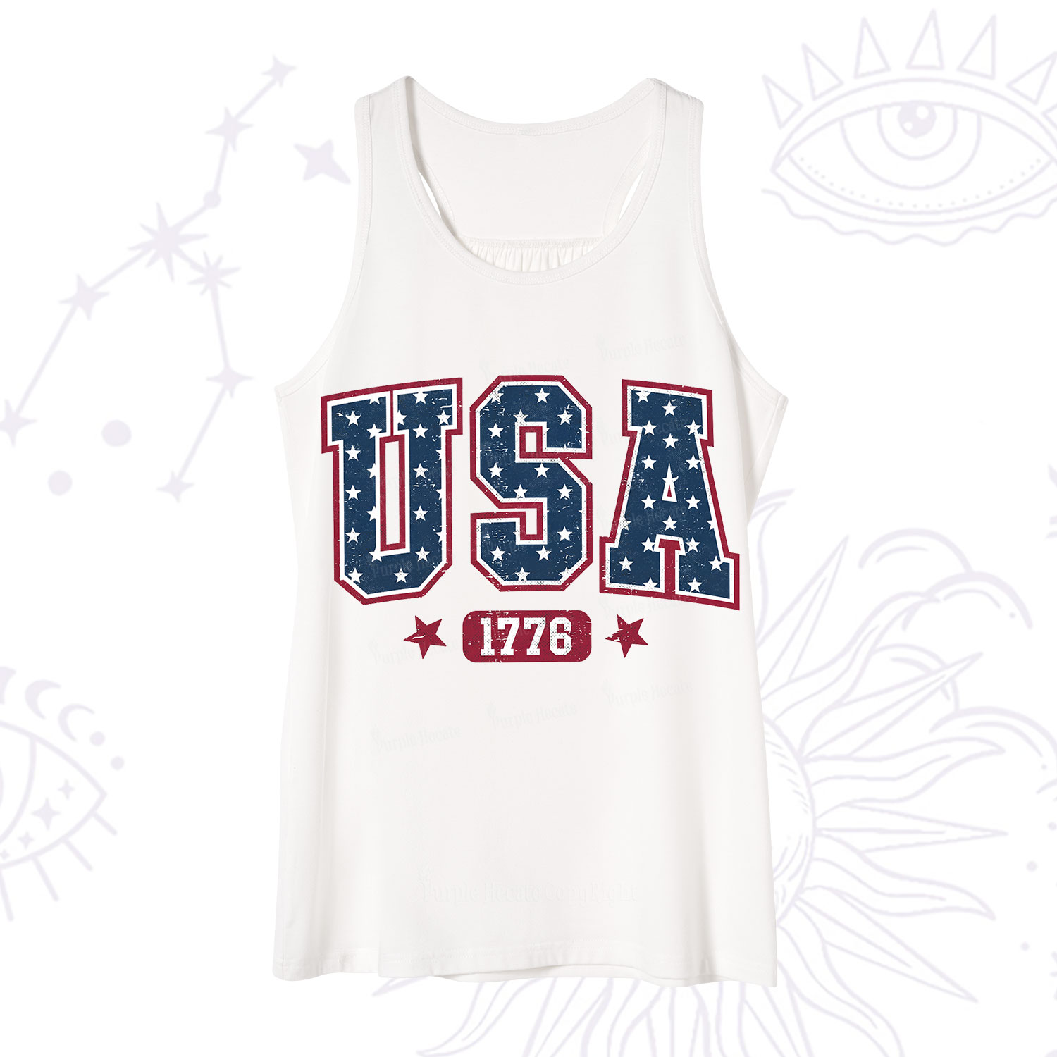 Purplehecate Retro USA 1776 Tank