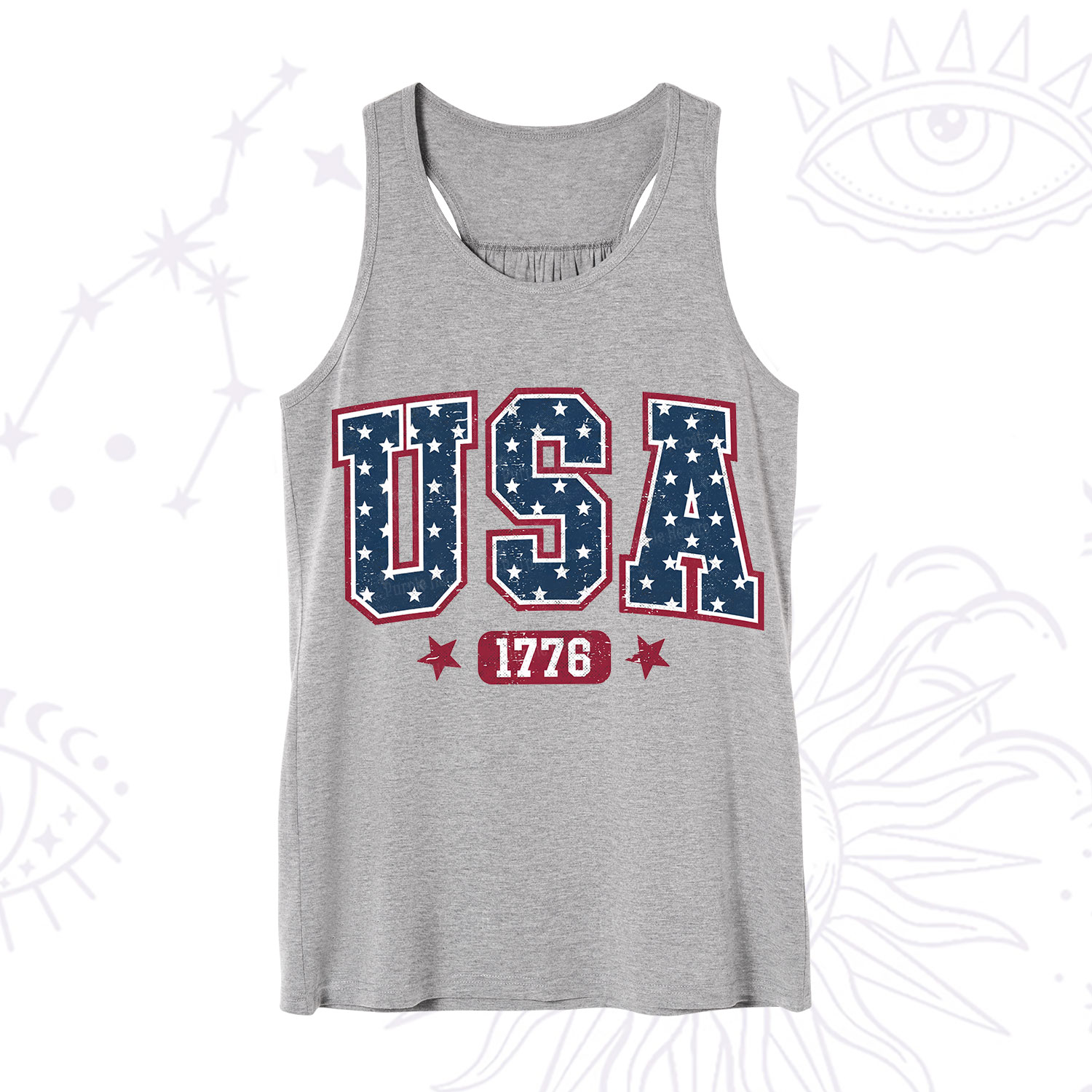 Purplehecate Retro USA 1776 Tank