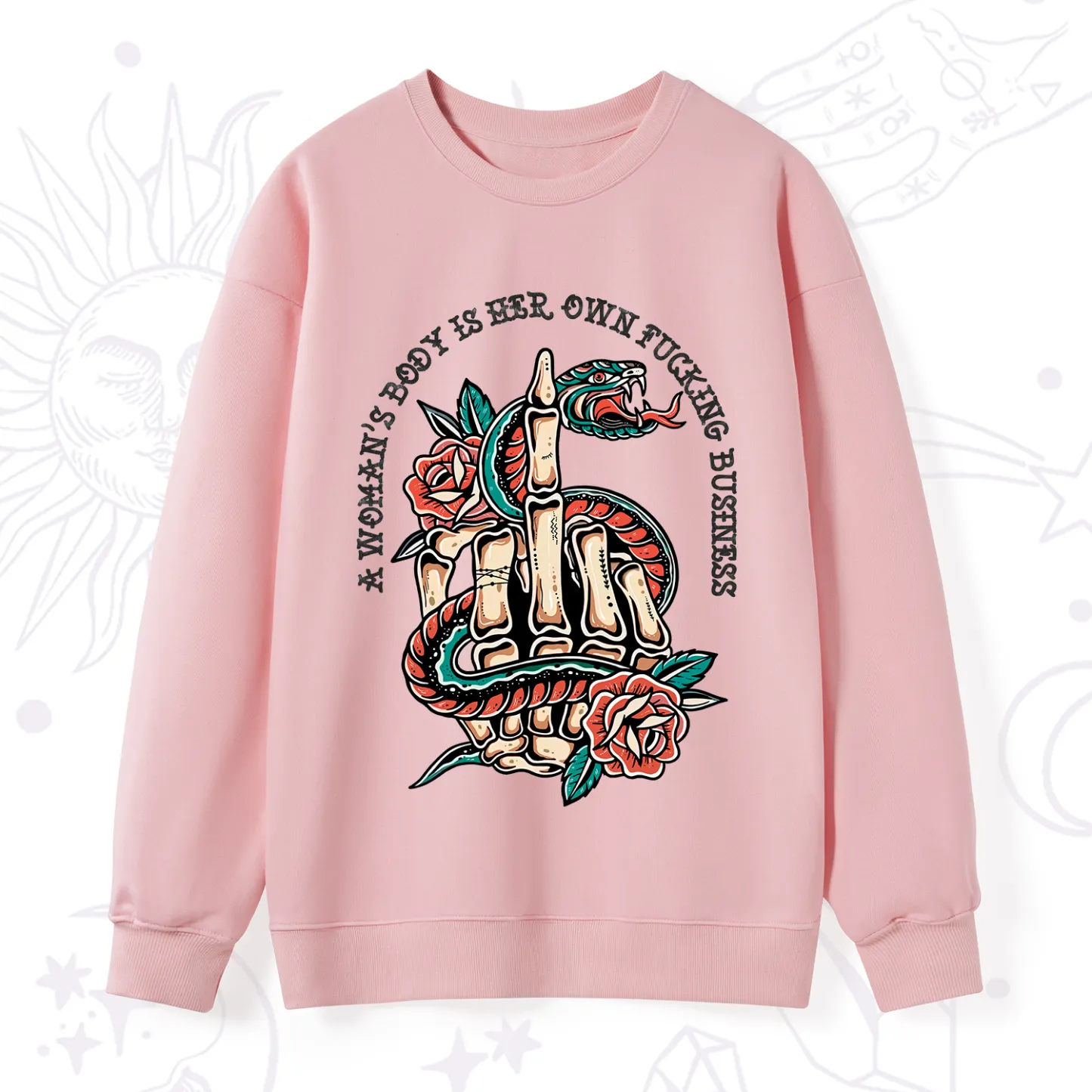 Purplehecate A Women’s Body Is Her Sweatshirt