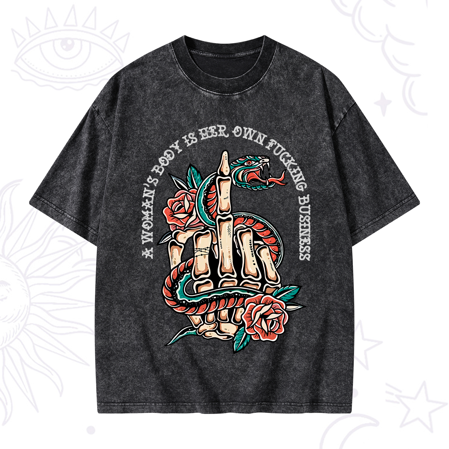 Purplehecate A Women’s Body Is Her Washed T-Shirt