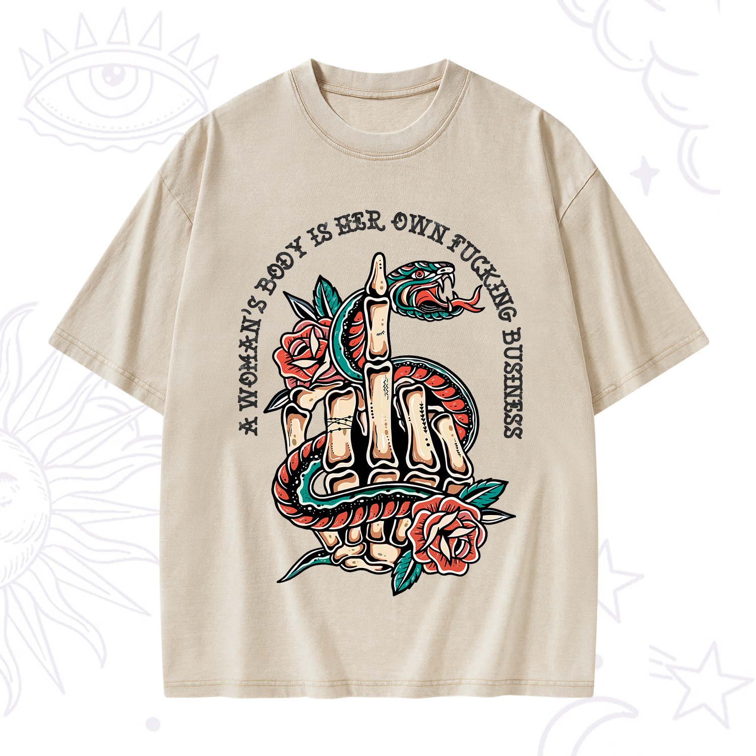 Purplehecate A Women’s Body Is Her Washed T-Shirt