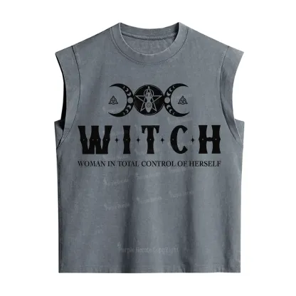 Purplehecate Hecate Woman in Total Control of Herself  Vintage Washed Tank