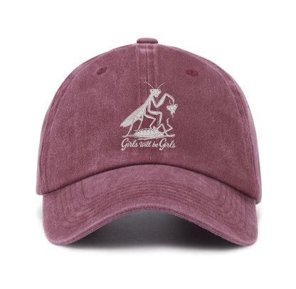 Purplehecate Girls Will Be Girls Praying Mantis Baseball Cap