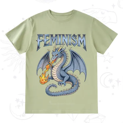 Purplehecate Feminism Dragon Fantasy T-Shirt
