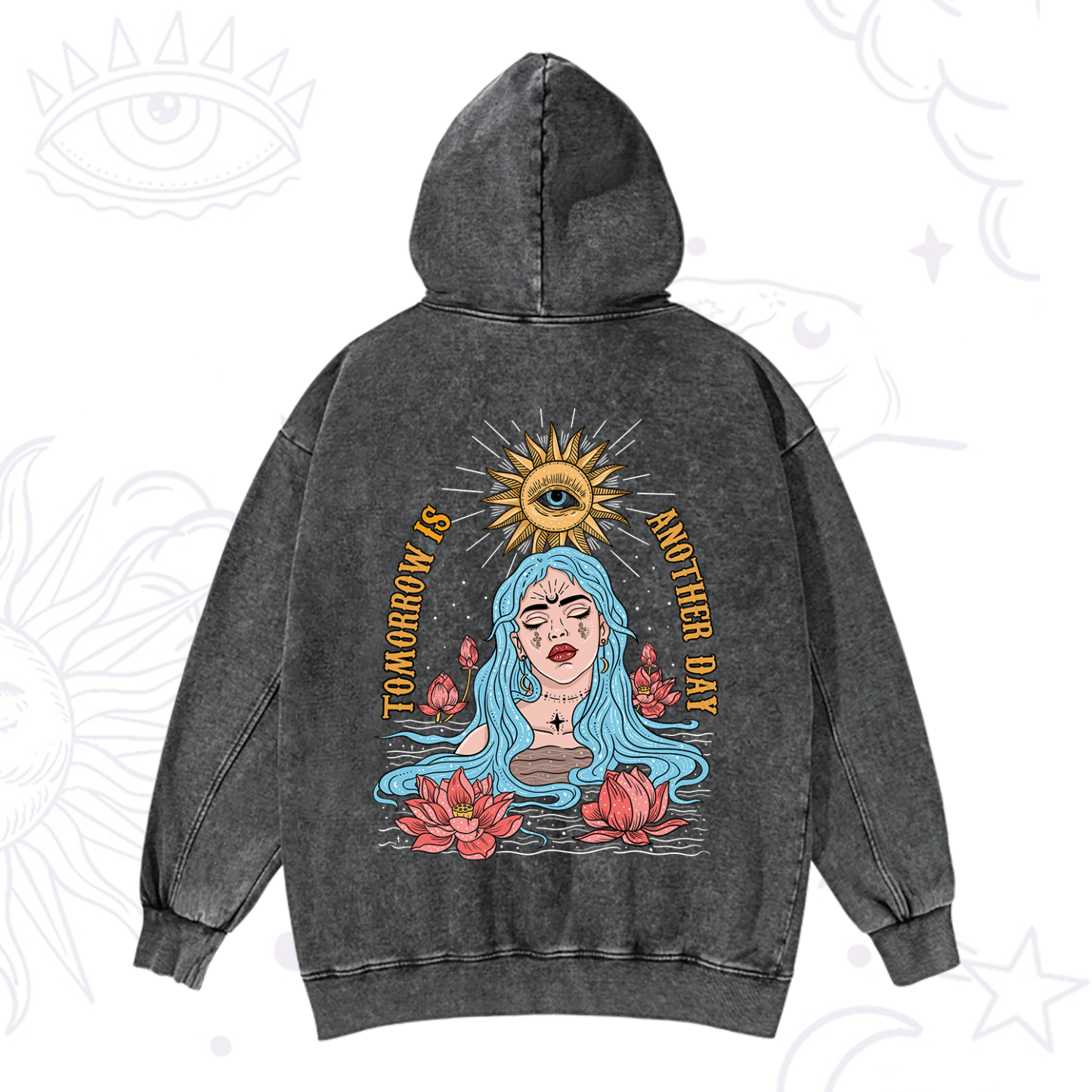 Magic Purplehecate Tomorrow Is Another Day Washed Hoodie