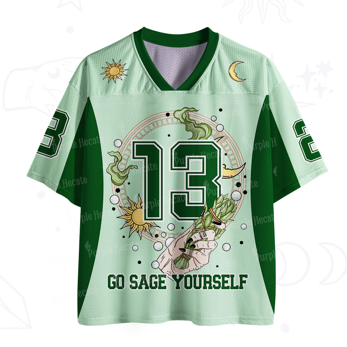 Purplehecate Go Sage Yourself Mesh Jersey