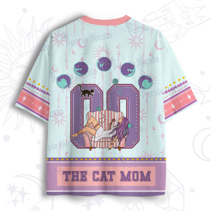 Purplehecate The Cat Mom Mesh Jersey